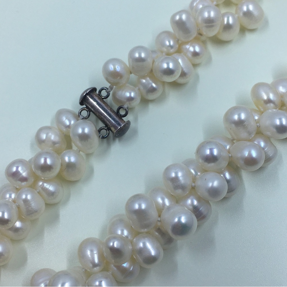 Double-Stranded Pearl Necklace - image 3
